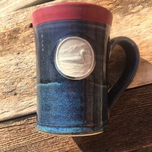 Handmade pottery mug